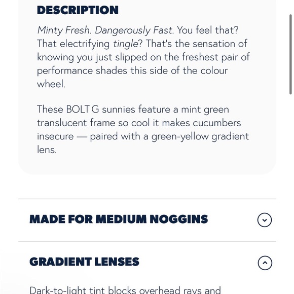 New Goodr Sunglasses with gradient Lenses - Picture 3 of 3